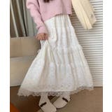 冬新作 フラワーレース ティアード | ShopNikoNiko | 詳細画像4 