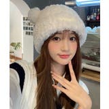 冬新作 くま耳付き シャギーニット | ShopNikoNiko | 詳細画像4 