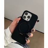 ブラック | 冬新作 MagSaf リングスタンド付き | ShopNikoNiko