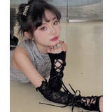 冬新作 レースアップ シアーレース | ShopNikoNiko | 詳細画像9 