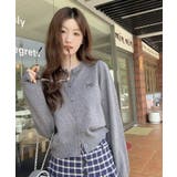 冬新作 ワンポイントリボン刺繍 ニットカーディガン | ShopNikoNiko | 詳細画像9 