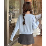 冬新作 ワンポイントリボン刺繍 ニットカーディガン | ShopNikoNiko | 詳細画像13 