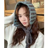 ピンク | 冬新作 ボーダー柄 紐付き | ShopNikoNiko