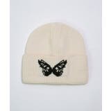 冬新作 バタフライモチーフ ビーニーニット帽 | ShopNikoNiko | 詳細画像10 
