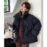 ブラック | 冬新作 トグルボタン スタンドカラー | ShopNikoNiko