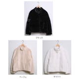 冬新作 スタンドカラー フェイクファーブルゾン海外コーデ | ShopNikoNiko | 詳細画像2 