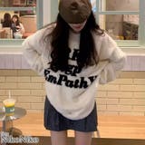 冬新作 ロゴデザイン シャギーニット | ShopNikoNiko | 詳細画像1