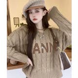 ベージュ | 冬新作 フロントロゴ ショート丈 | ShopNikoNiko