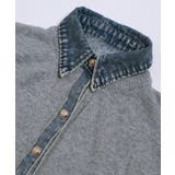 冬新作 デニムドッキング ニットカーディガントップス | ShopNikoNiko | 詳細画像18 