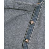 冬新作 デニムドッキング ニットカーディガントップス | ShopNikoNiko | 詳細画像20 