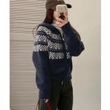 冬新作 ノルディック柄 ダブルジップアップ | ShopNikoNiko | 詳細画像6 