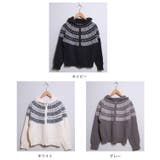 冬新作 ノルディック柄 ダブルジップアップ | ShopNikoNiko | 詳細画像2 