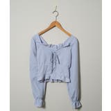 春新作 レースアップリボン フリルネック | ShopNikoNiko | 詳細画像12 