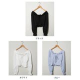 春新作 レースアップリボン フリルネック | ShopNikoNiko | 詳細画像2 