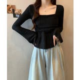 冬新作 スクエアネック ショート丈 | ShopNikoNiko | 詳細画像6 