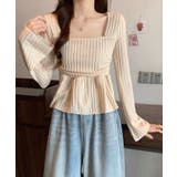 冬新作 スクエアネック ショート丈 | ShopNikoNiko | 詳細画像8 