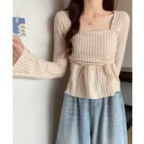 冬新作 スクエアネック ショート丈 | ShopNikoNiko | 詳細画像9 