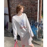 冬新作 フラワープリント シアーオーバートップス | ShopNikoNiko | 詳細画像8 