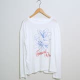 冬新作 フラワープリント シアーオーバートップス | ShopNikoNiko | 詳細画像2 