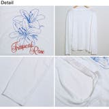 冬新作 フラワープリント シアーオーバートップス | ShopNikoNiko | 詳細画像18 