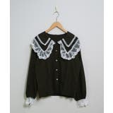 冬新作 ビックレースカラー フリル袖 | ShopNikoNiko | 詳細画像13 