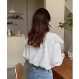 冬新作 ビックレースカラー フリル袖 | ShopNikoNiko | 詳細画像7 