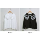 冬新作 ビックレースカラー フリル袖 | ShopNikoNiko | 詳細画像2 