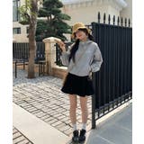 冬新作 ワンポイントリボン刺繍 袖レースライン | ShopNikoNiko | 詳細画像10 