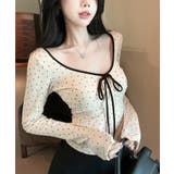 冬新作 ドット柄 フロントリボン | ShopNikoNiko | 詳細画像5 