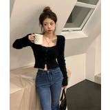 冬新作 シャギーニット クロップド丈 | ShopNikoNiko | 詳細画像6 