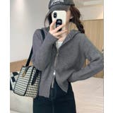 グレー | 秋新作 ベーシック ダブルジップアップ | ShopNikoNiko