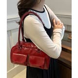 冬新作 フロントダブルポケット ボストンバッグ韓国バッグ | ShopNikoNiko | 詳細画像20 