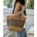 冬新作 PUレザーハンドル ストロー編み | ShopNikoNiko | 詳細画像6 