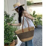 冬新作 PUレザーハンドル ストロー編み | ShopNikoNiko | 詳細画像11 