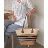 冬新作 PUレザーハンドル ストロー編み | ShopNikoNiko | 詳細画像14 