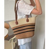 冬新作 PUレザーハンドル ストロー編み | ShopNikoNiko | 詳細画像16 