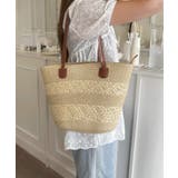 冬新作 PUレザーハンドル ストロー編み | ShopNikoNiko | 詳細画像21 