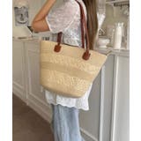 冬新作 PUレザーハンドル ストロー編み | ShopNikoNiko | 詳細画像22 