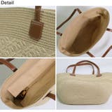 冬新作 PUレザーハンドル ストロー編み | ShopNikoNiko | 詳細画像35 