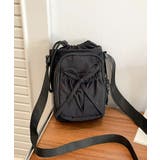 ブラック | 夏新作 リボンデザイン ポーチ付き | ShopNikoNiko