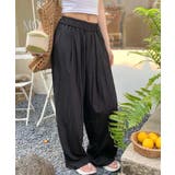 ブラック | 夏新作 シワ加工 リラックス | ShopNikoNiko