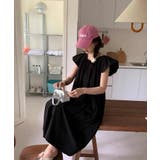 夏新作 バックオープン フレンチパフスリーブ | ShopNikoNiko | 詳細画像7