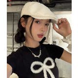 春新作 ストライプフリンジ ハンチング帽 | ShopNikoNiko | 詳細画像10