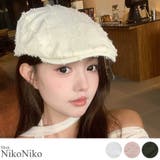 春新作 ストライプフリンジ ハンチング帽 | ShopNikoNiko | 詳細画像1