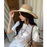 夏新作 つば広 ペーパー編み | ShopNikoNiko | 詳細画像5