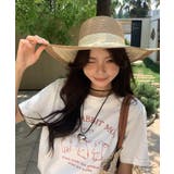 夏新作 つば広 ペーパー編み | ShopNikoNiko | 詳細画像6