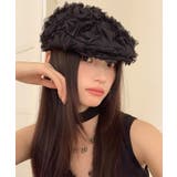 夏新作 チュールローズ ハンチング帽 | ShopNikoNiko | 詳細画像4