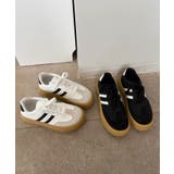 春新作 ローカット 厚底ラインスニーカー韓国ストリート | ShopNikoNiko | 詳細画像6 
