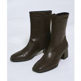 冬新作 スクエアトゥ ミドルブーツ韓国ファッション | ShopNikoNiko | 詳細画像24 