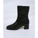 冬新作 スクエアトゥ ミドルブーツ韓国ファッション | ShopNikoNiko | 詳細画像26 